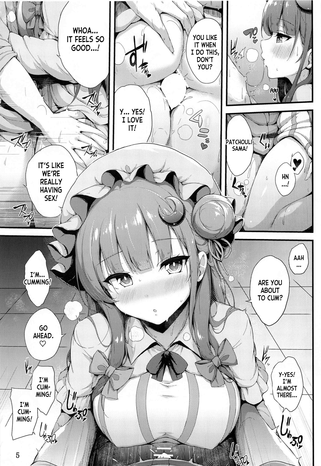 Hentai Manga Comic-Patchouli-sama will help you anytime ♥-Read-4